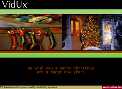 Vidux Karácsonyi Üdvözlőkártya