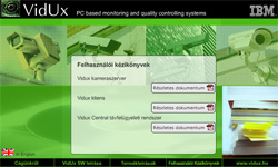 Vidux Multimédia CD Felhasználói kézikönyvek 
