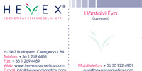 Hevex Cosmetics Arculattervezés